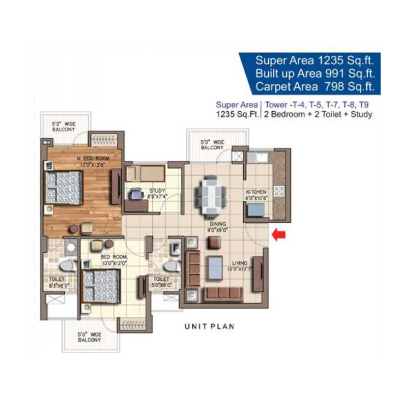 Ace Aqua Casa-Noida Extension Floor Plan