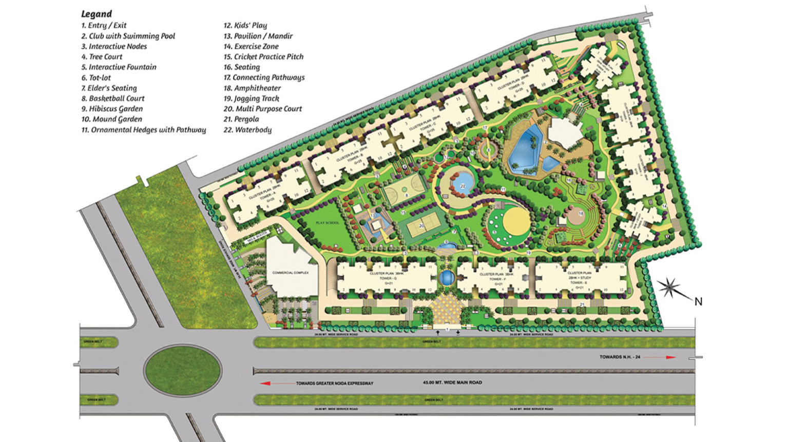 ACE City Site Map