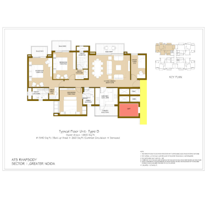 ATS Rhapsody Floor Plan