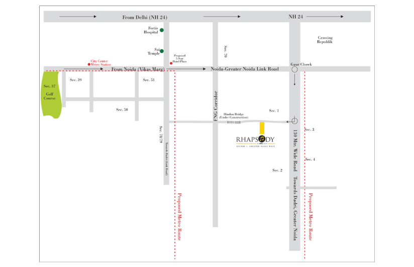 ATS Rhapsody location Map