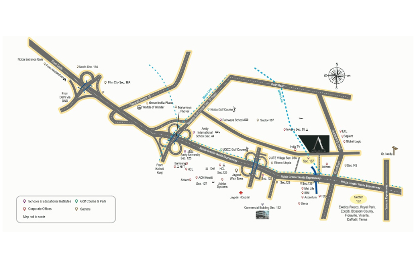 Bhutani Alphathum location Map