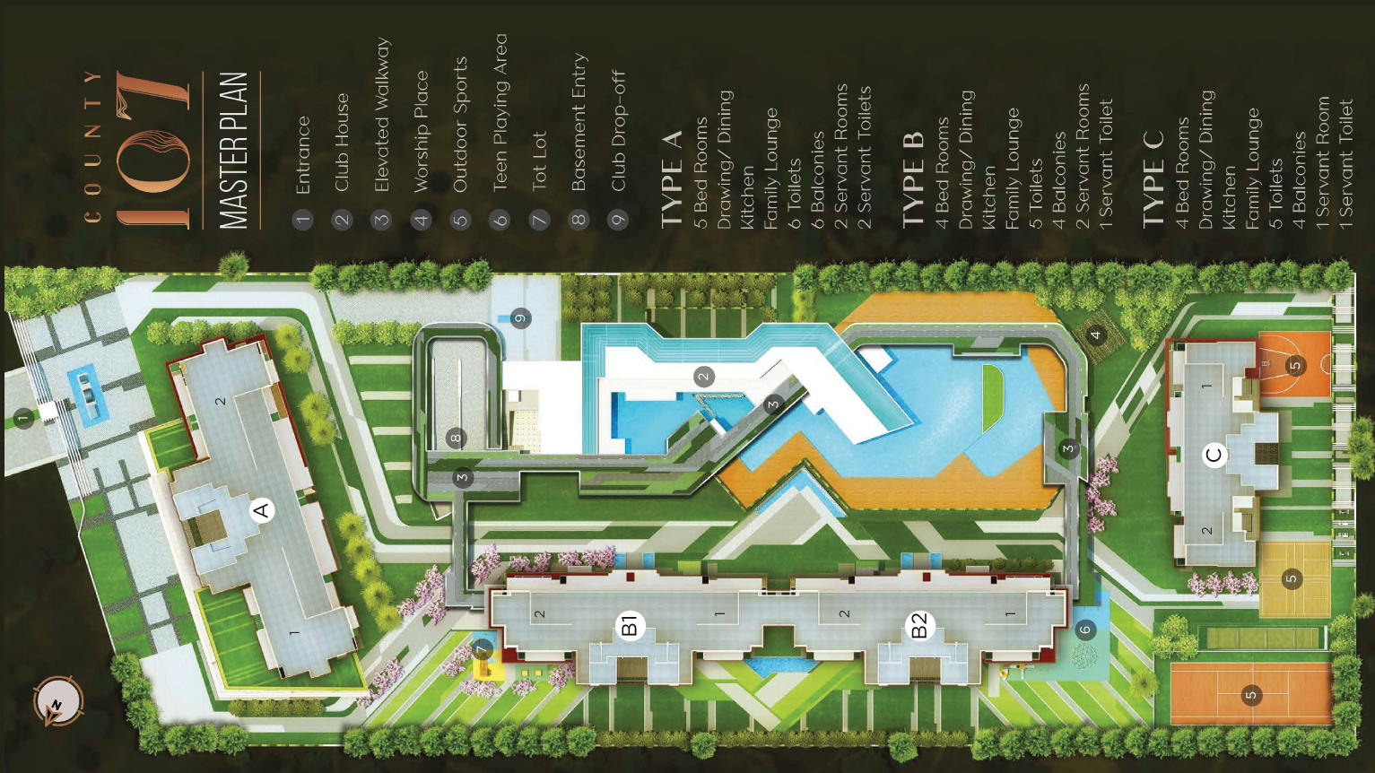 County 107 Site Map