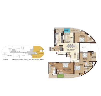 Dasnac Burj Noida Floor Plan