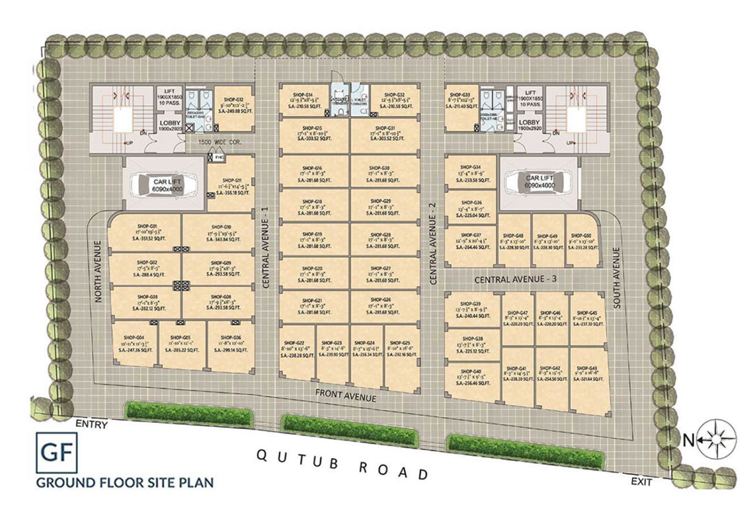 Devika Sadar Bazaar Site Map