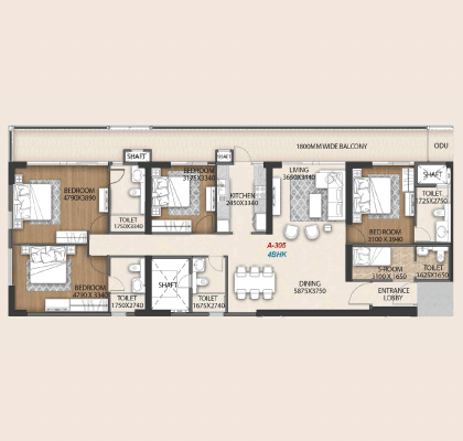 DLF One Midtown Floor Plan