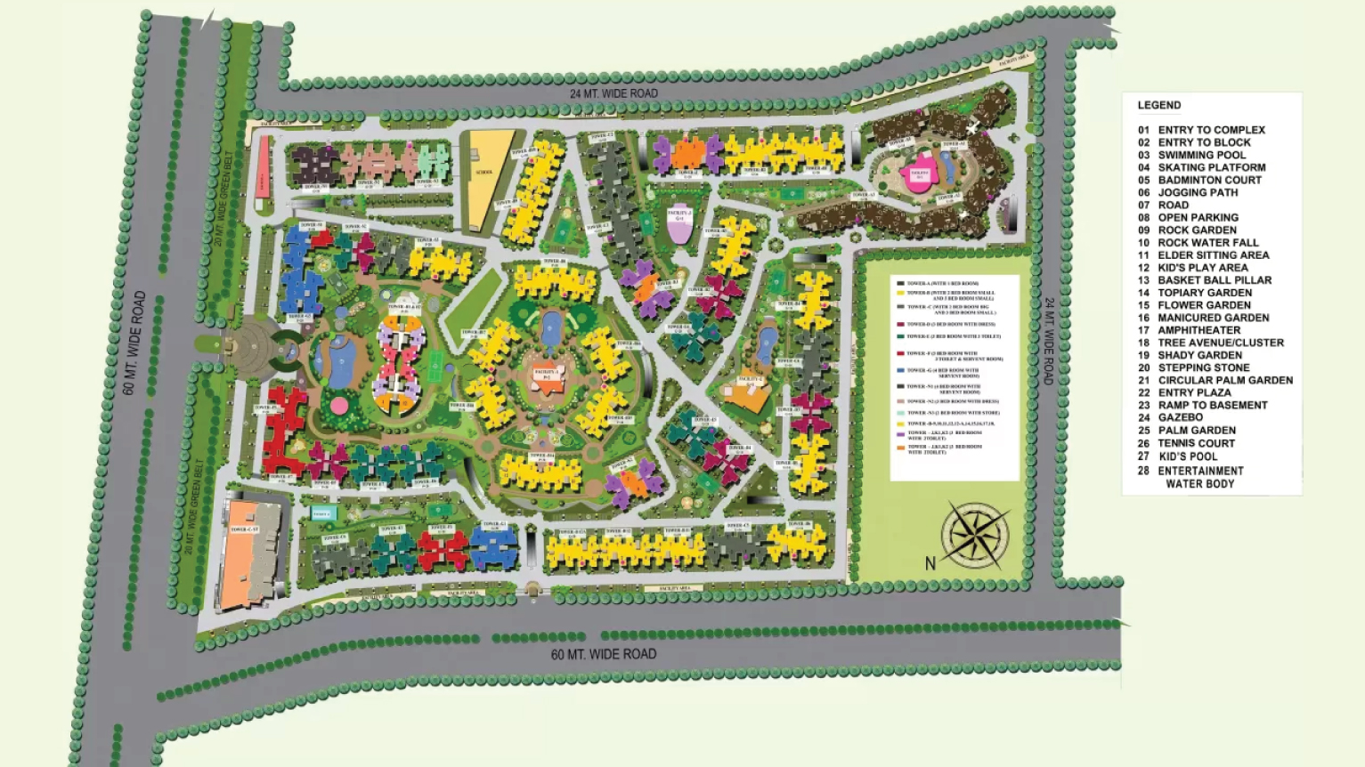 Supertech Eco Village 1   Site Map