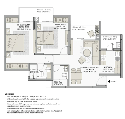 Gaur City Floor Plan