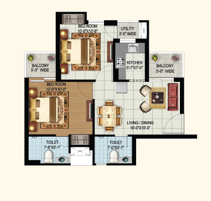 Gaur City Floor Plan