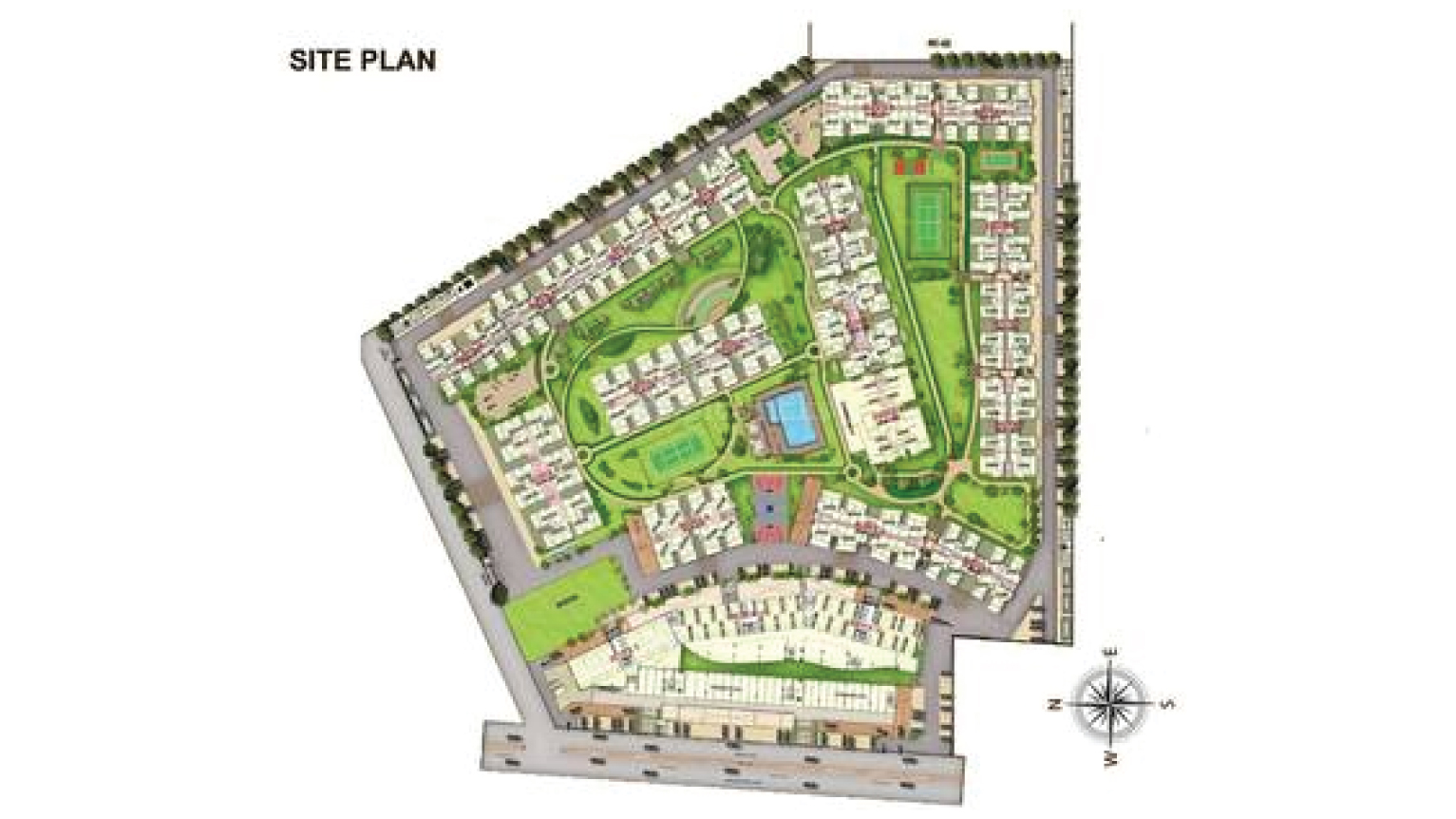 Gaur City Noida Extension Site Map