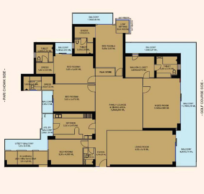 Gaur The Islands    Floor Plan