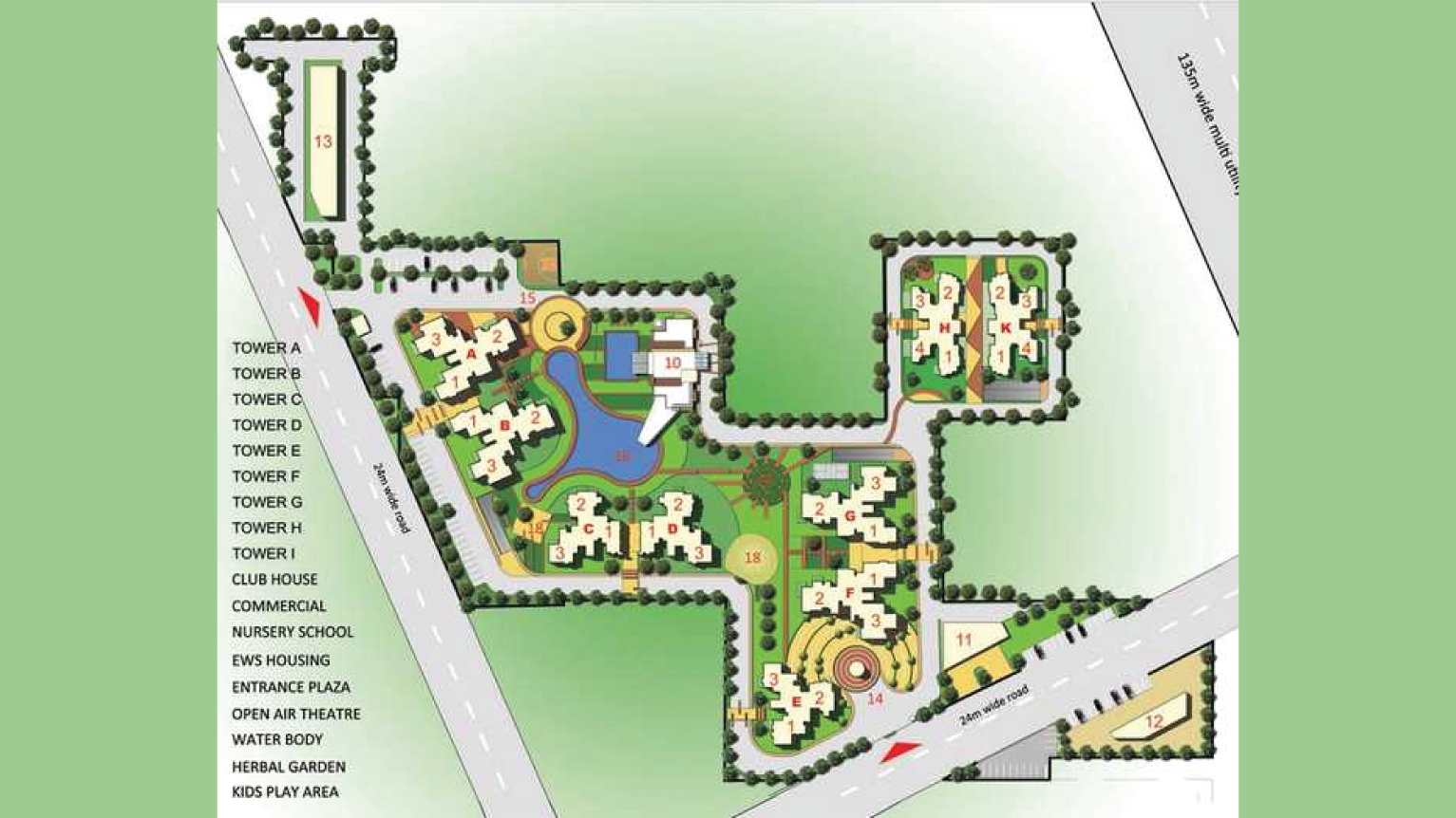 Godrej air Site Map