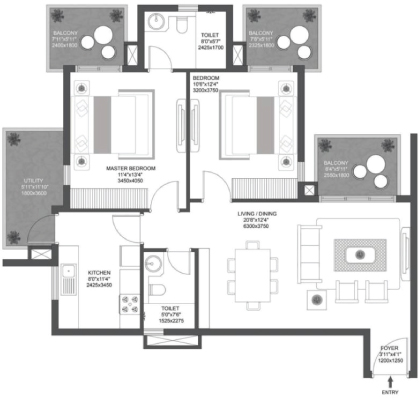 Godrej Aria Floor Plan