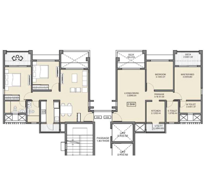 Gaur City Floor Plan