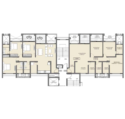 Gaur City Floor Plan