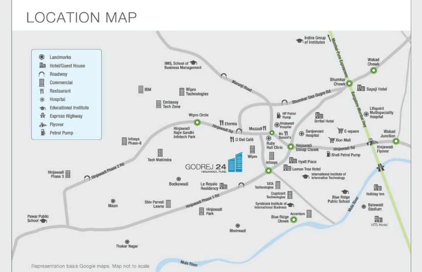 Godrej Elements location Map