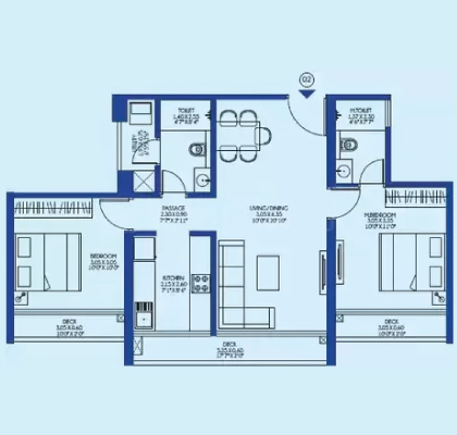 Gaur City Floor Plan