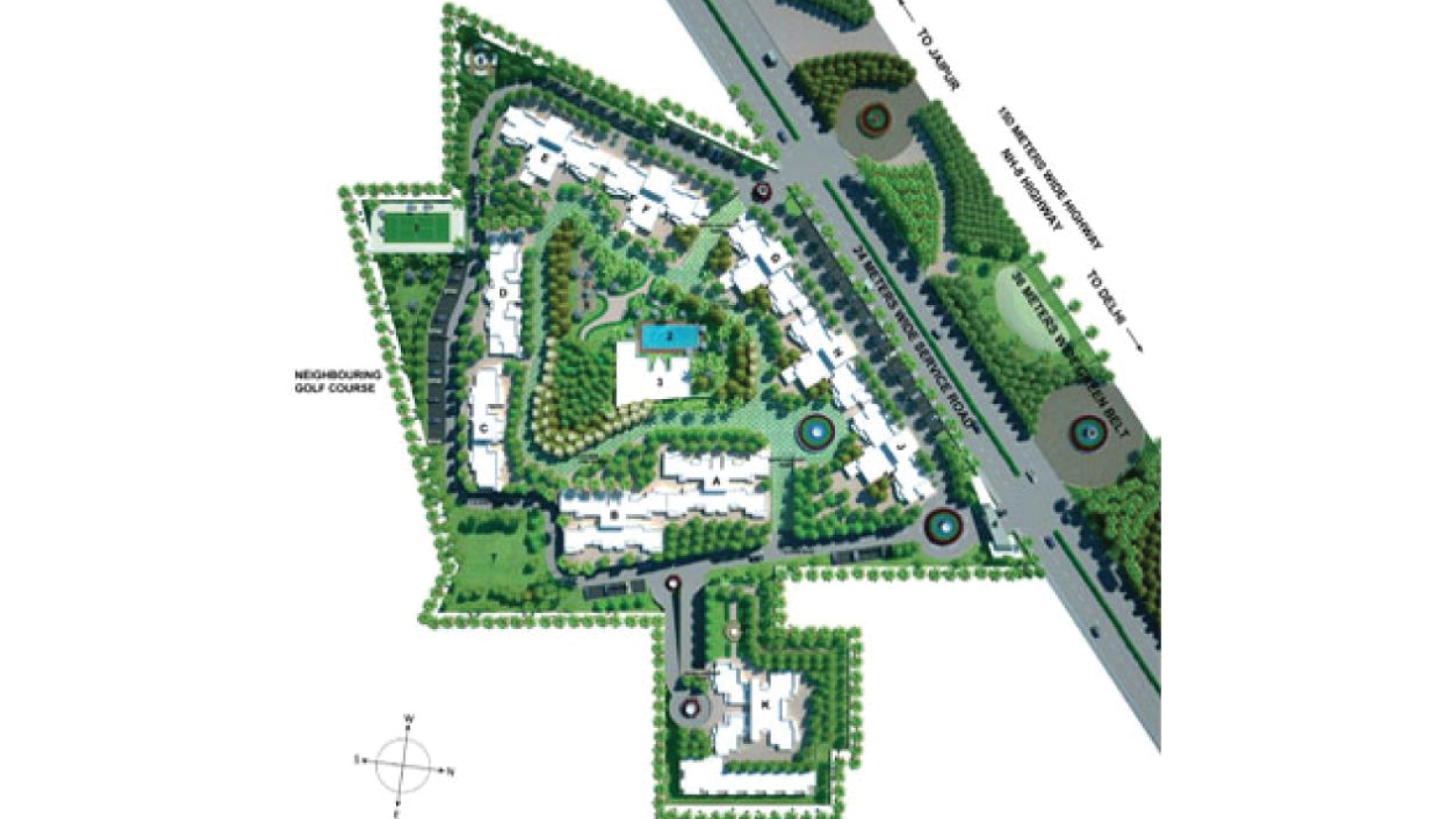 Godrej Frontier Site Map