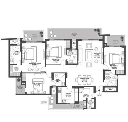 Godrej Meridien Floor Plan