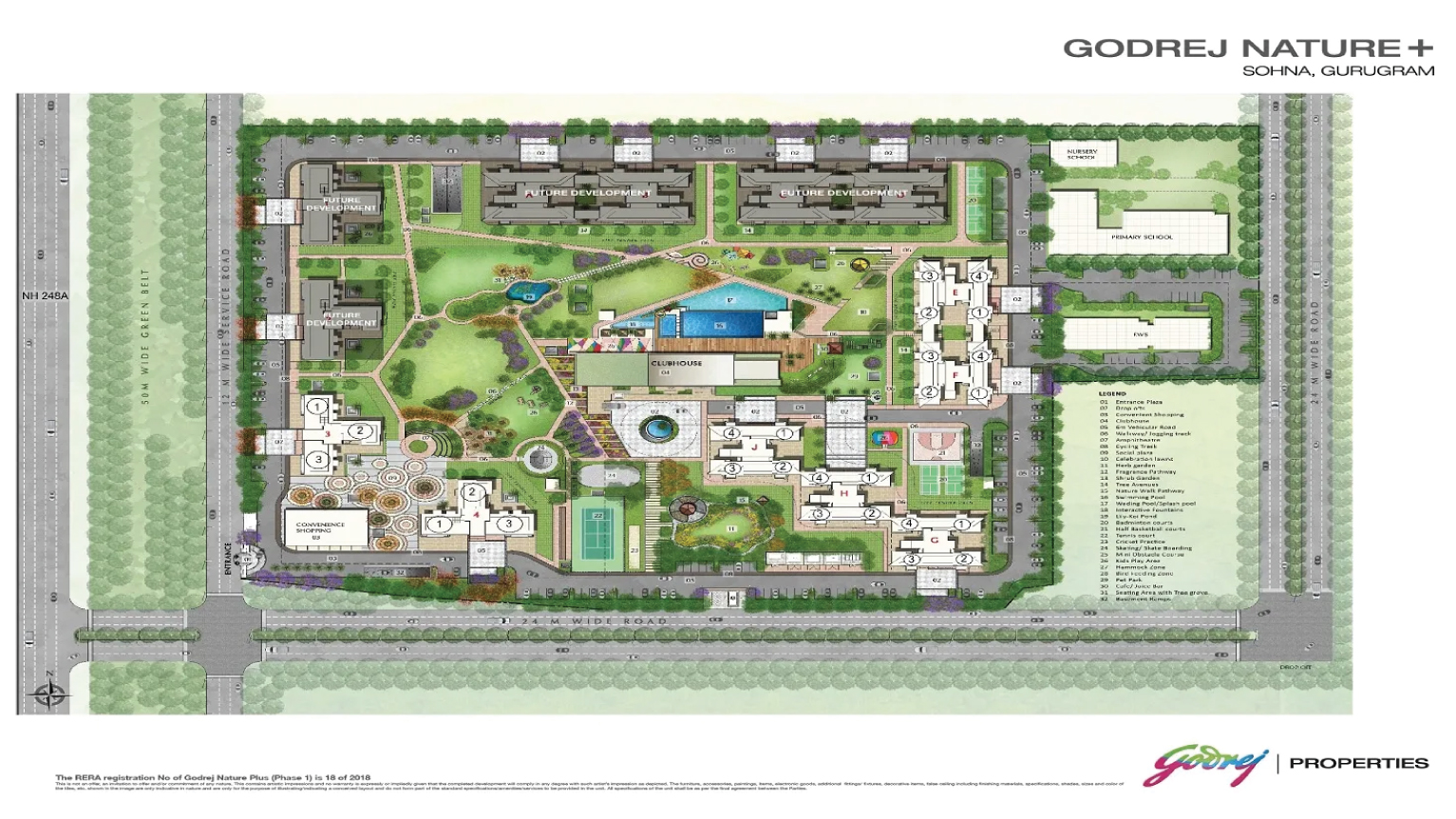 Godrej Nature Plus site map