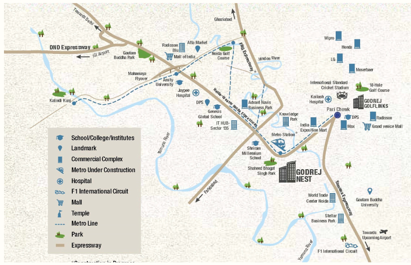 Godrej Nest location Map