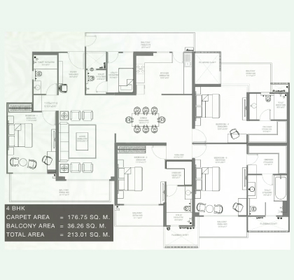 Godrej Palm Retreat Floor Plan