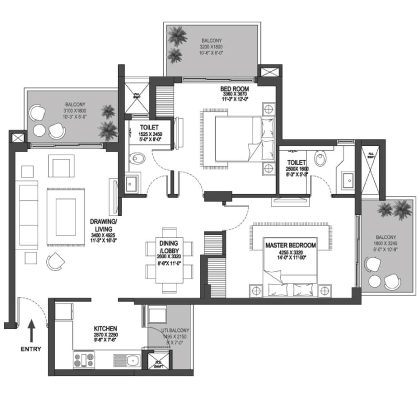 Godrej Prive    Floor Plan