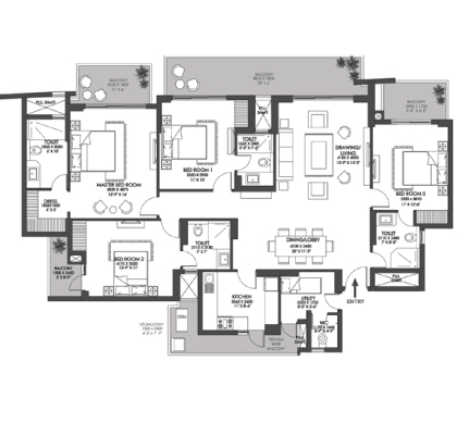 Godrej Prive    Floor Plan