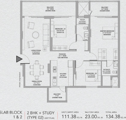 Godrej South Estate Floor Plan