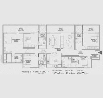 Godrej South Estate Floor Plan