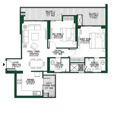 Godrej Woods Floor Plan