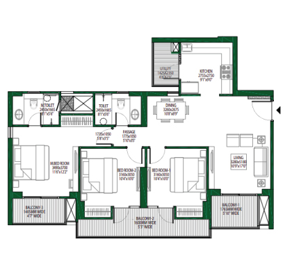 Godrej Woods Floor Plan