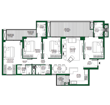 Godrej Woods Floor Plan