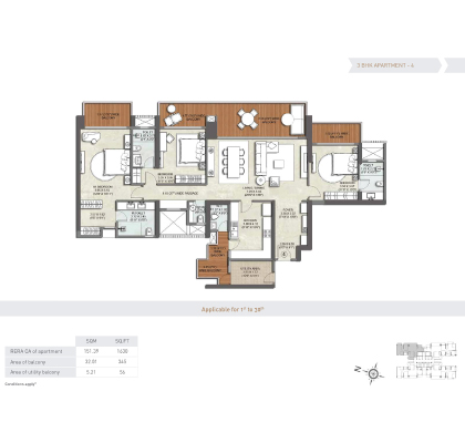 Kalpataru Vista Floor Plan