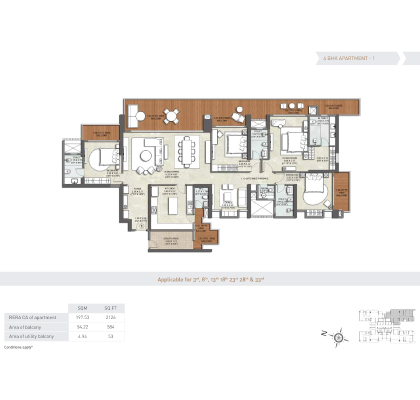 Kalpataru Vista Floor Plan