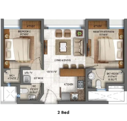 Lodha Crown  Floor Plan