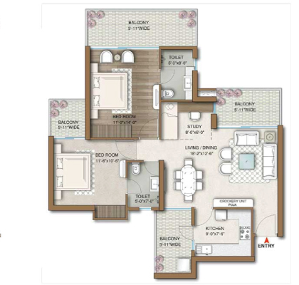 M3M Capital    Floor Plan