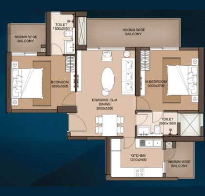 M3M Skycity    Floor Plan