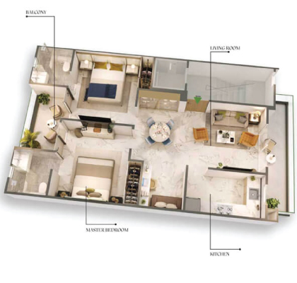 M3M Soulitude Floor Plan