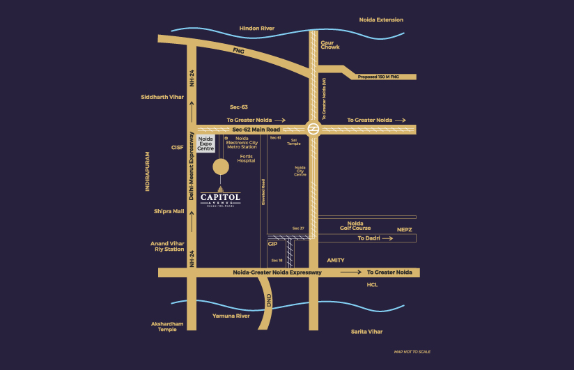 Maasters  Capitol Avenue location Map