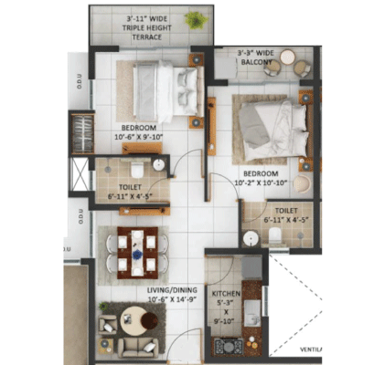 Merlin Avana Floor Plan