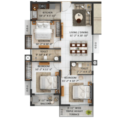 Merlin Avana Floor Plan