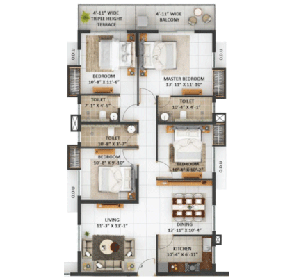 Merlin Avana Floor Plan