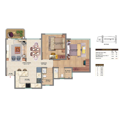 MVN Aero One  Floor Plan