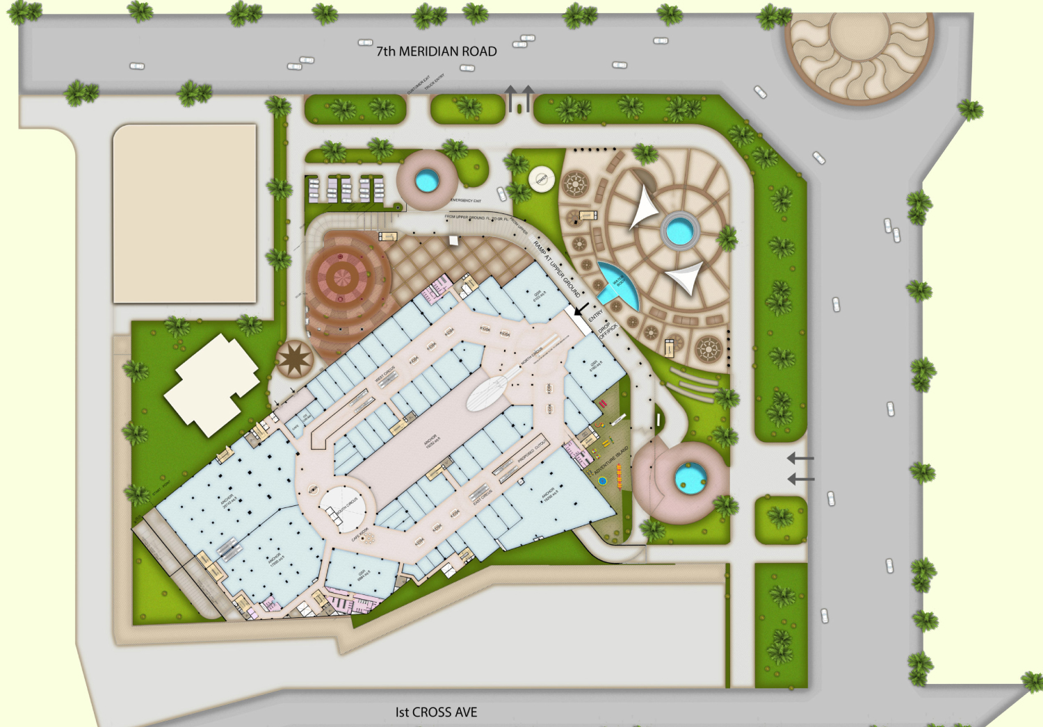 Omaxe Connaught Place Site Map