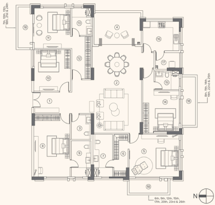 Sanctuary Kolkata Floor Plan