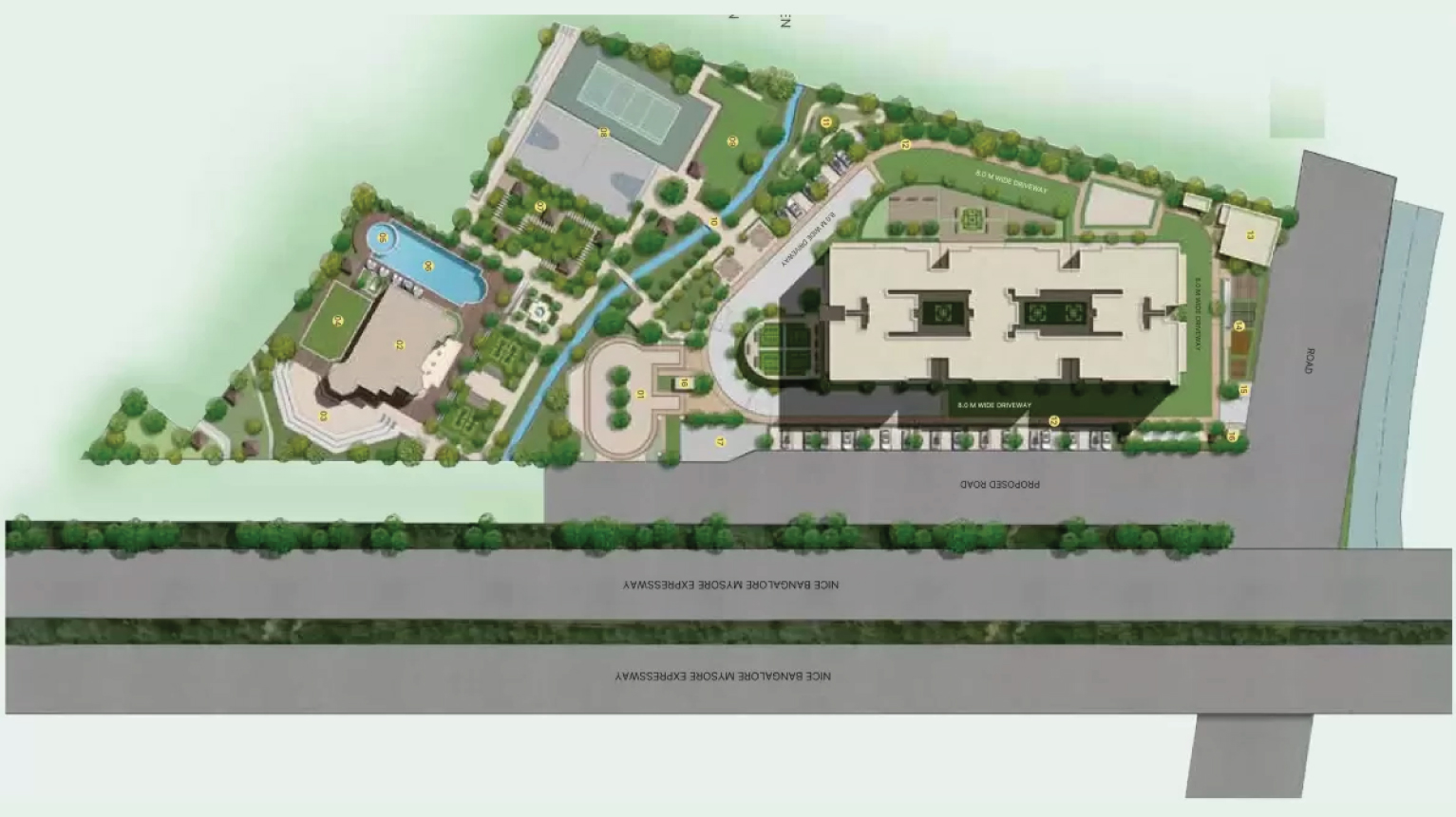 Sobha Royal Crest  Site Map