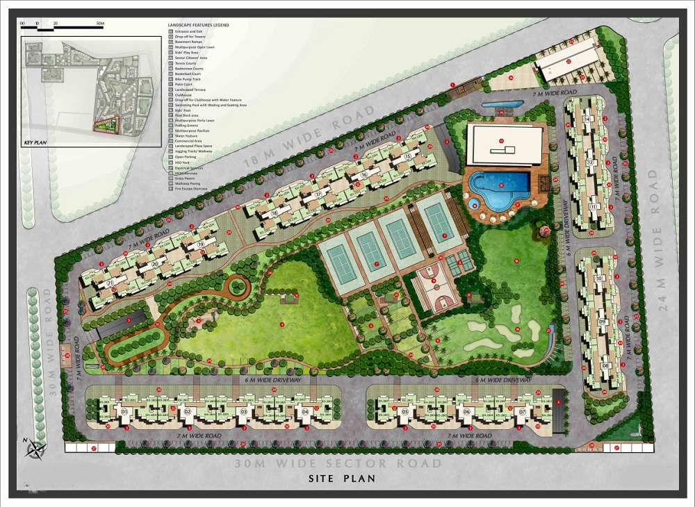 Tata Eureka Park Site Map