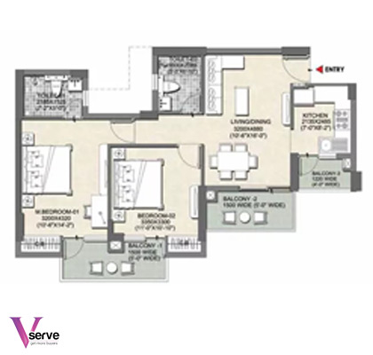 Tata Eureka park Floor Plan