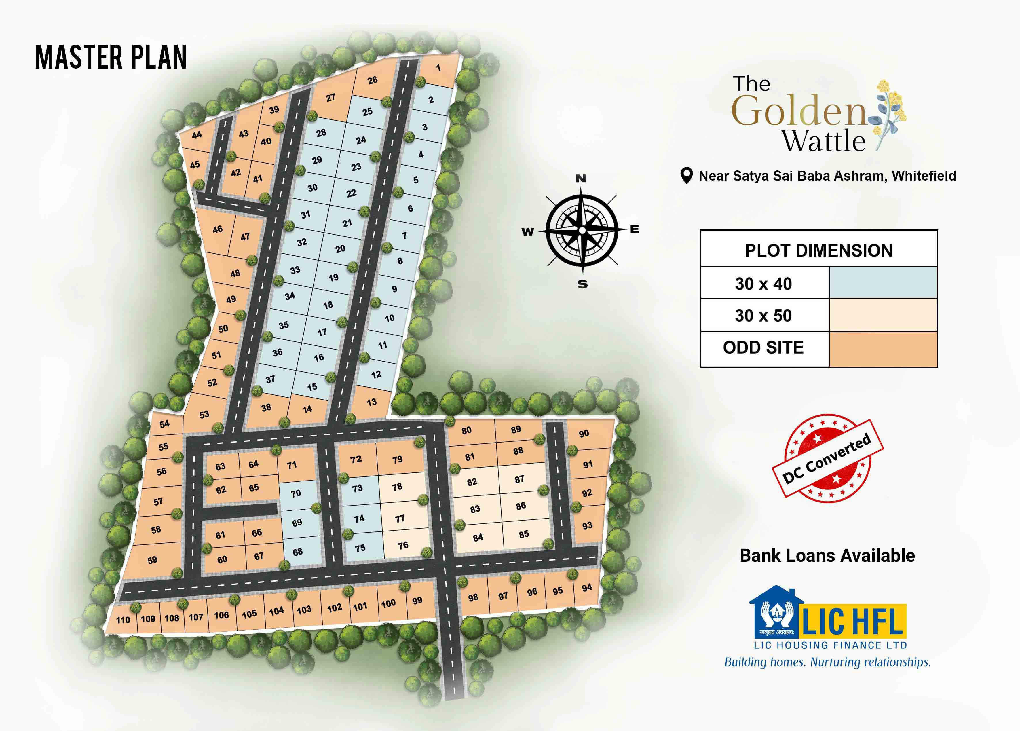 location Map The Golden Wattle