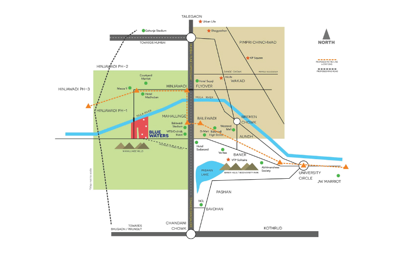 VTP Blue Water location Map